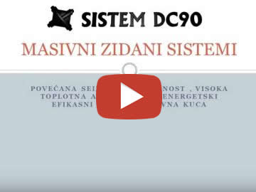 MASIVNE Pasivne kuće - Sistem DC90 