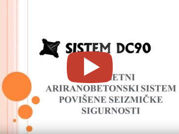 SKELETNI ARMIRANOBETONSKI - SISTEM DC90 